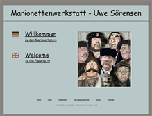 Tablet Screenshot of marionettenbau.de